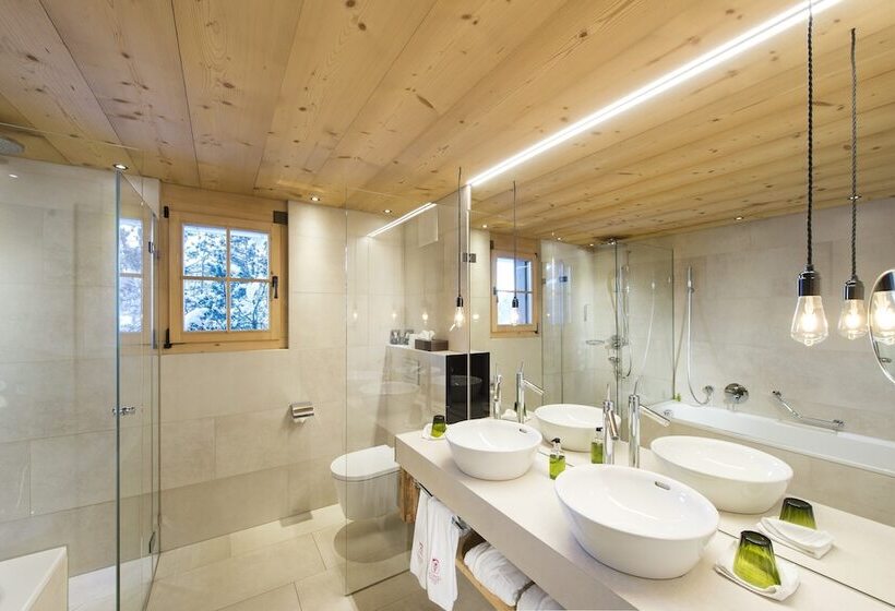 싱글 디럭스 룸, Le Grand Chalet Gstaad