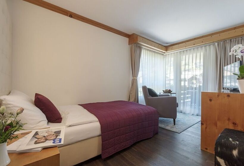 标准单人间, Le Mirabeau Resort & Spa Zermatt