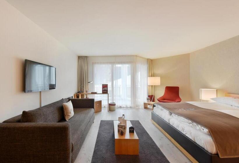 اتاق سوپریور با بالکن, Schweizerhof Lenzerheide