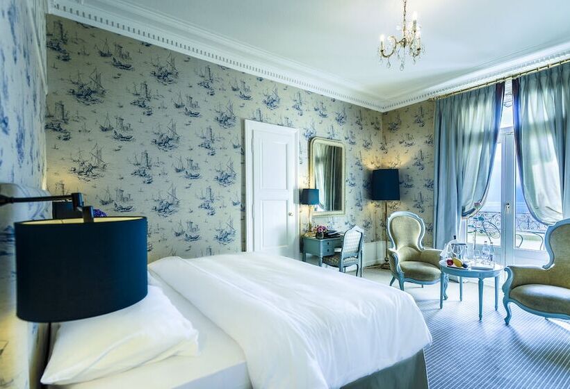Номер Deluxe Вид на Озеро, Hôtel Des Trois Couronnes & Spa   The Leading Hotels Of The World