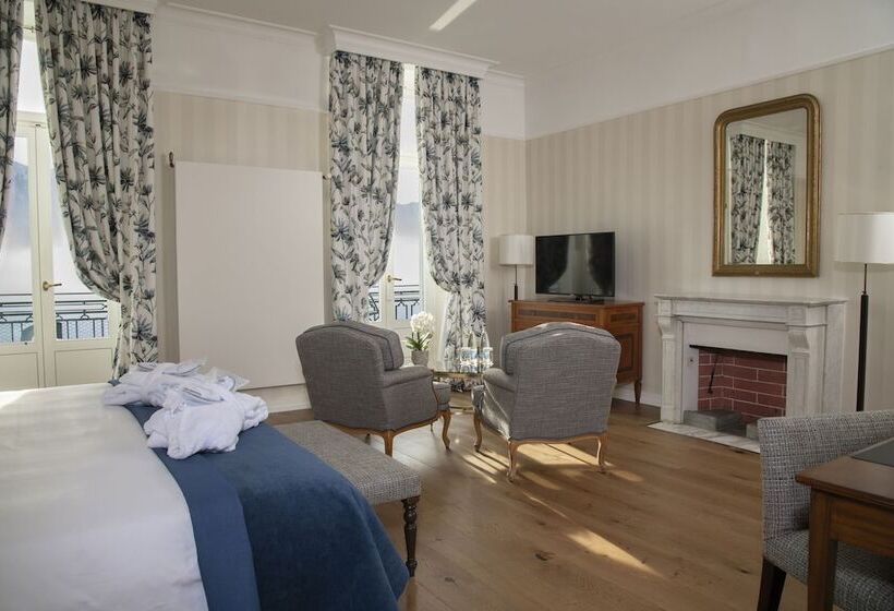 Номер Deluxe Вид на Озеро, Hôtel Des Trois Couronnes & Spa   The Leading Hotels Of The World