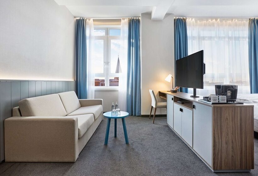 Habitación Estándar, H+ Hotel Bremen