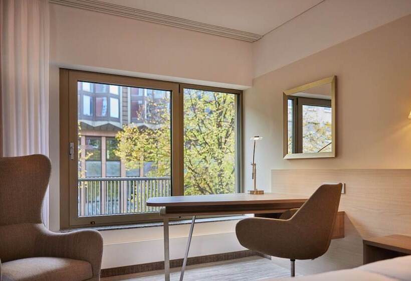 标准间带双人床, Doubletree By Hilton Hannover Schweizerhof