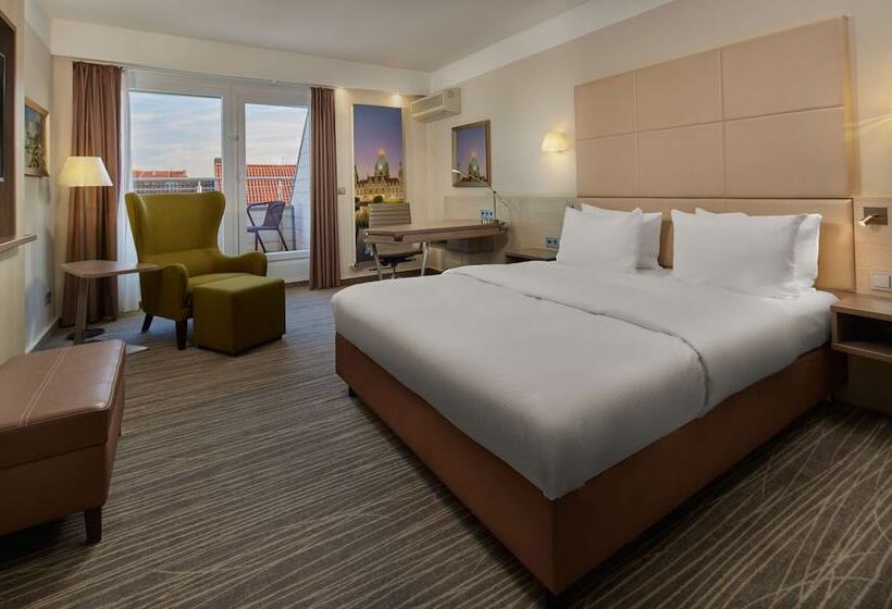 标准间带双人床, Doubletree By Hilton Hannover Schweizerhof