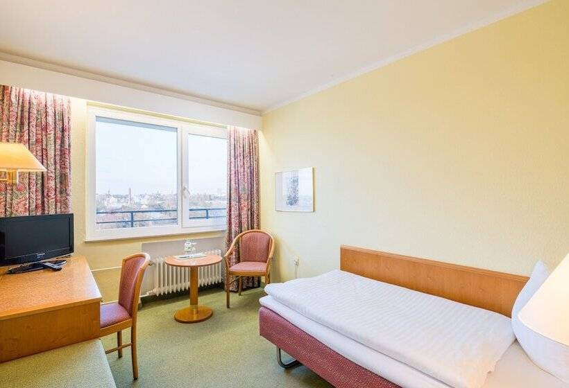 اتاق استاندارد یک نفره, Garden Hotel Krefeld
