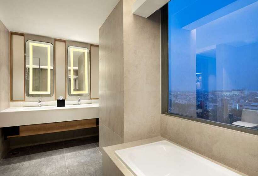 מיטת קינג בסוויטה, Hilton Heidelberg