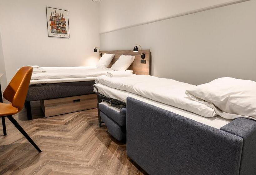 اتاق استاندارد سه تخته با سرویس بهداشتی مشترک, Go Hotel Saga