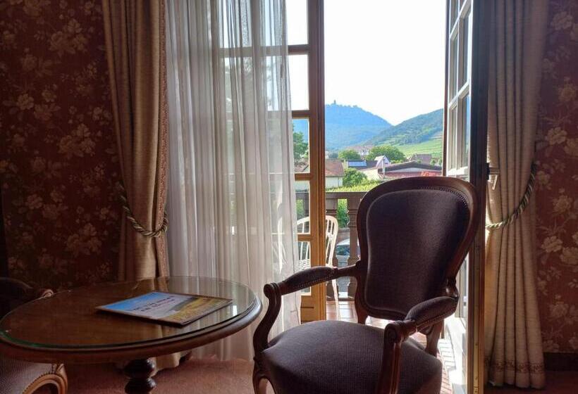 اتاق لوکس با بالکن, Munsch Restaurant & Wellness, Colmar Nord   Haut Koenigsbourg