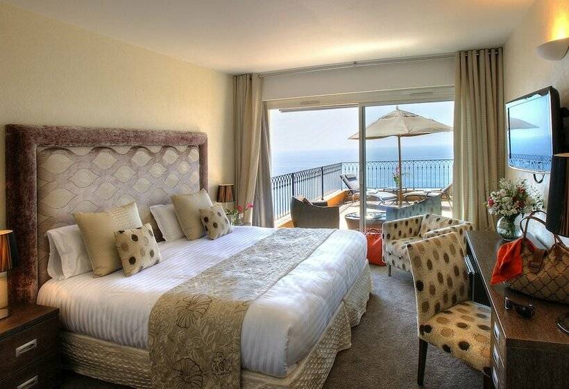 オーシャンビューデラックスルーム, Hôtel La Pérouse Nice Baie Des Anges   Recently Fully Renovated