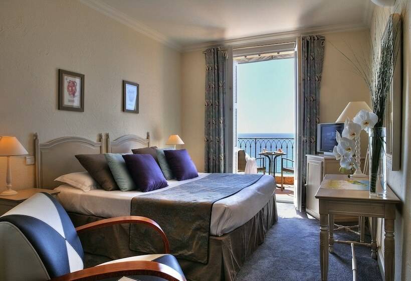 オーシャンビューデラックスルーム, Hôtel La Pérouse Nice Baie Des Anges   Recently Fully Renovated