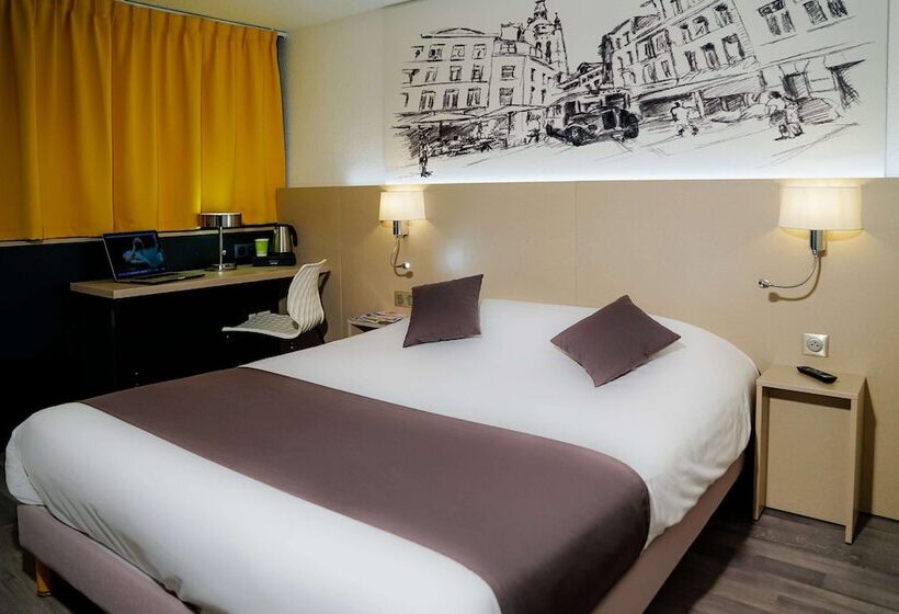 اتاق استاندارد با تخت دوبل, Hôtel Kyriad Lille Nord   Roncq