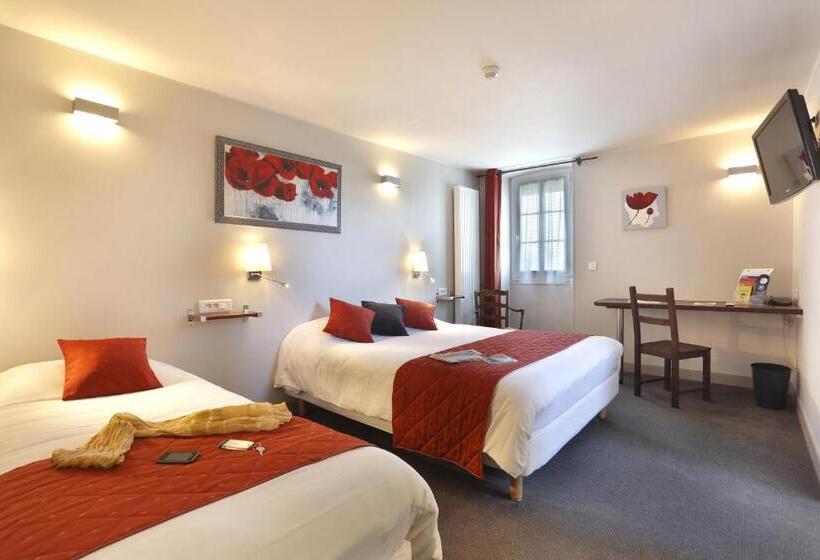 标准三人间, Hôtel Les Tilleuls, Bourges