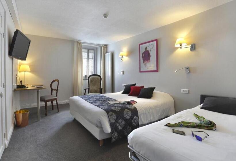标准三人间, Hôtel Les Tilleuls, Bourges
