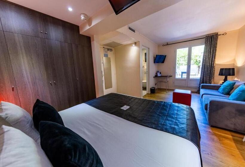 اتاق استاندارد چهار تخته, Le Madeloc Hôtel & Spa