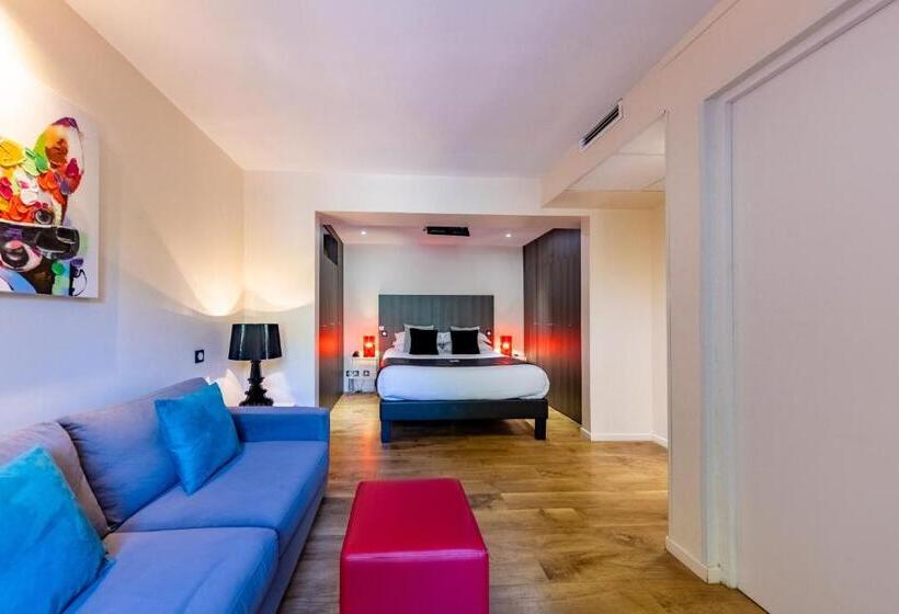 اتاق استاندارد چهار تخته, Le Madeloc Hôtel & Spa