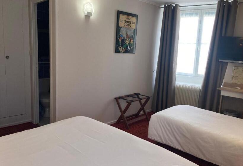 اتاق استاندارد سه نفره, Logis Hôtel Restaurant Le Monarque