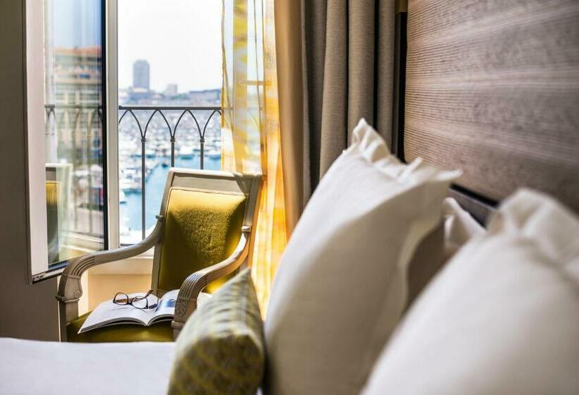 景色の見えるデラックスルーム, Grand Hôtel Beauvau Marseille Vieuxport  Mgallery