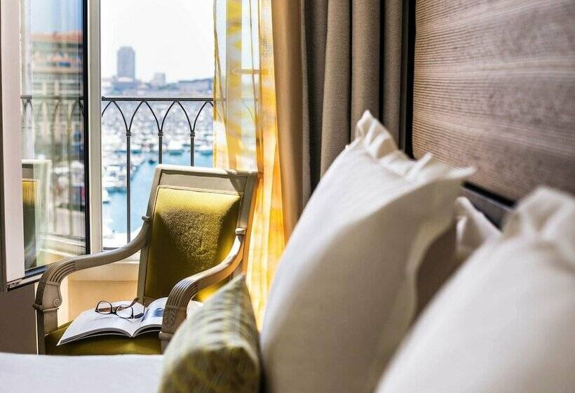 景色の見えるデラックスルーム, Grand Hôtel Beauvau Marseille Vieuxport  Mgallery