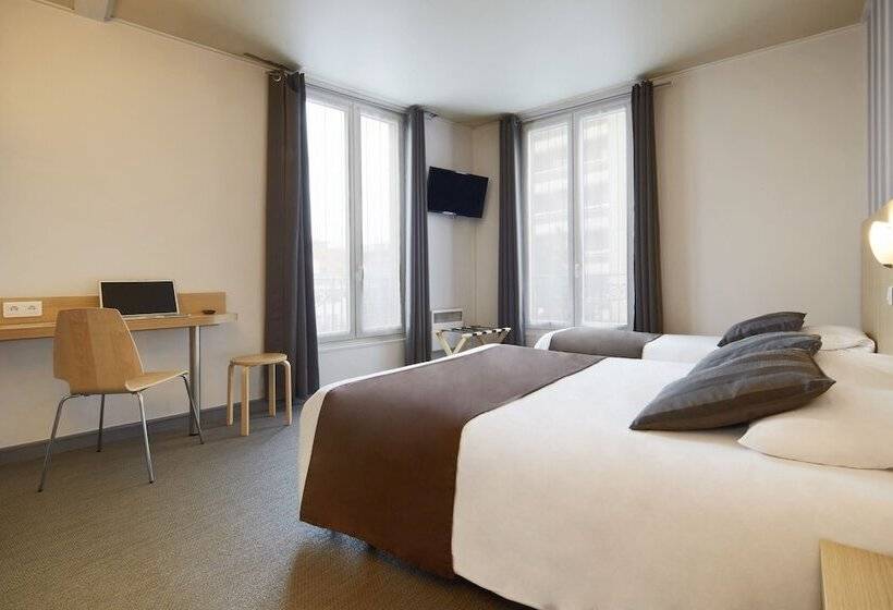 Habitación Triple Estándar, Paris Villette