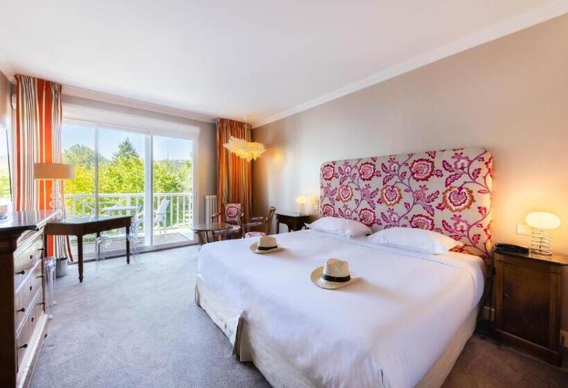 اتاق لوکس با چشم‌انداز باغ, La Reserve Albi Hôtel Restaurant