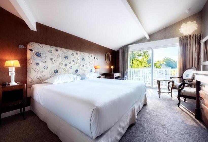 اتاق لوکس با چشم‌انداز باغ, La Reserve Albi Hôtel Restaurant