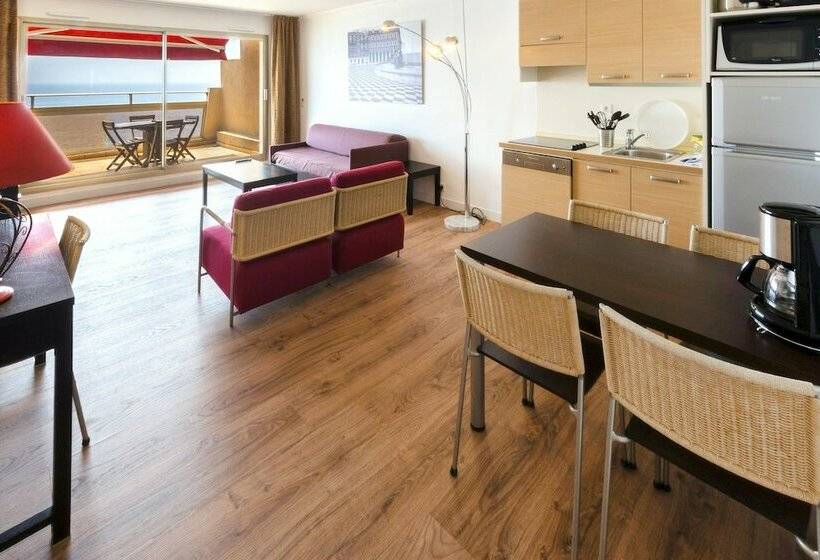 Apartament 1 Dormitori Vista Mar, Aparthotel Adagio Nice Promenade Des Anglais