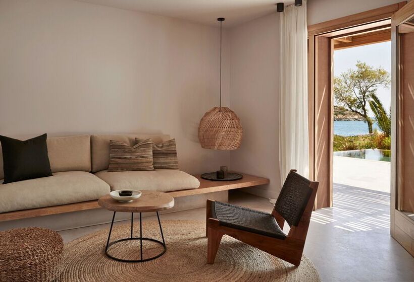 ویلای 2 خوابه با چشم‌انداز دریا, Minos Beach Art Hotel, A Member Of Design Hotels