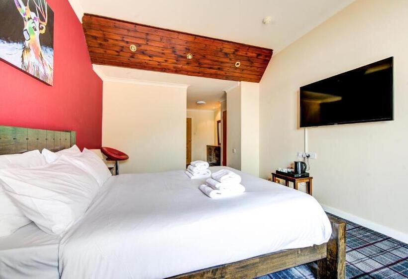 اتاق لوکس با بالکن و چشمانداز دریا, Onich Hotel & Lochside Beach Pods
