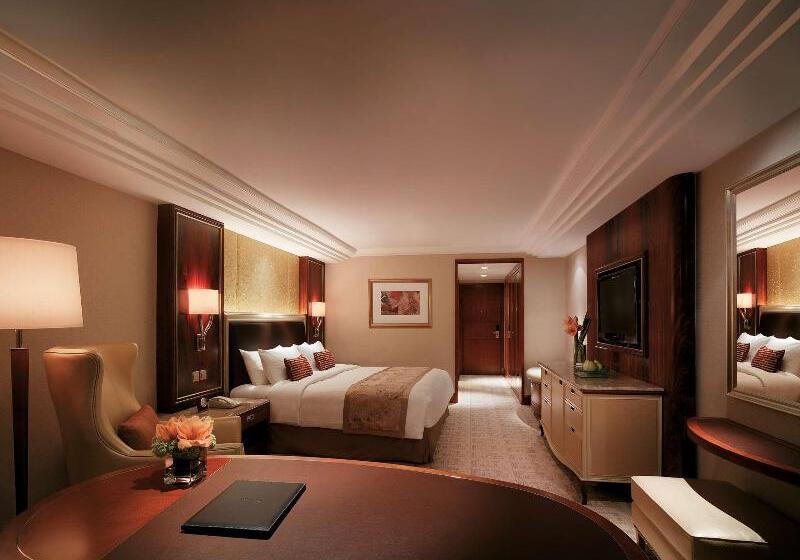 اتاق لوکس با تخت بزرگ, Kowloon Shangrila, Hong Kong