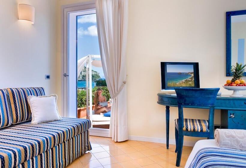 اتاق لوکس با چشم‌انداز دریا, Mare Blu Terme