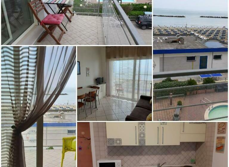 آپارتمان 1 خوابه با چشم‌انداز دریا, Residence Moderno