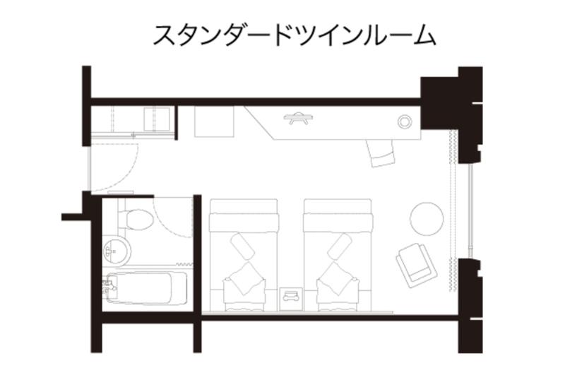 اتاق استاندارد, Ana Crowne Plaza Hiroshima, An Ihg