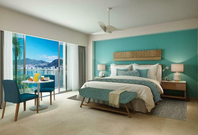 Chambre Deluxe Lit King Size avec Vues, Dreams Acapulco Resort & Spa  All Inclusive