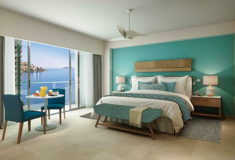 Chambre Deluxe Lit King Size avec Vues, Dreams Acapulco Resort & Spa  All Inclusive