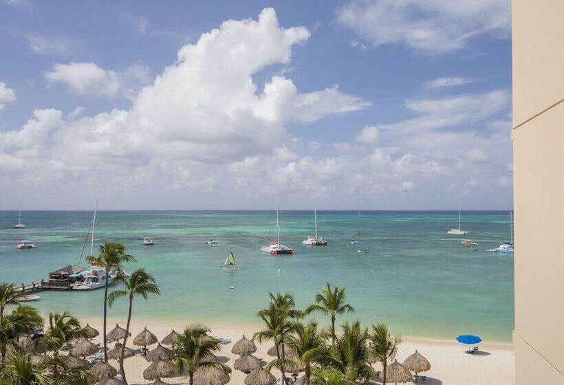 اتاق استاندارد با تخت دوبل و چشم‌انداز دریا, Hyatt Regency Aruba Resort & Casino