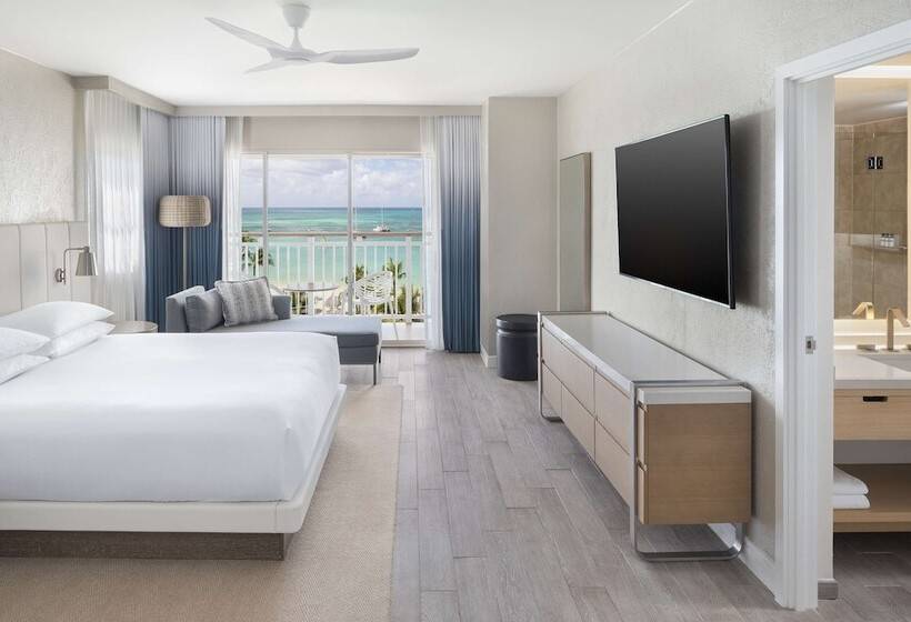 اتاق استاندارد با تخت دوبل و چشم‌انداز دریا, Hyatt Regency Aruba Resort & Casino