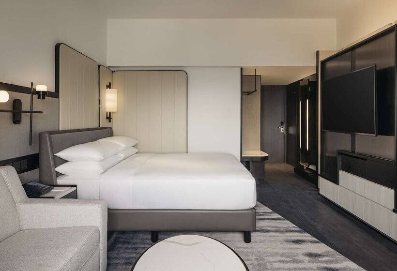 اتاق استاندارد با تخت دوبل و چشم‌انداز, Hilton Singapore Orchard