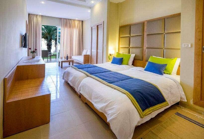 اتاق یک تخته با چشم‌انداز باغ, Bel Azur Thalasso & Bungalows
