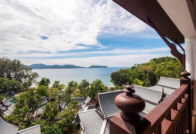 غرفة قياسية مطلّة علي البحر مزوَّدة بتراس, Thavorn Beach Village Resort & Spa Phuket