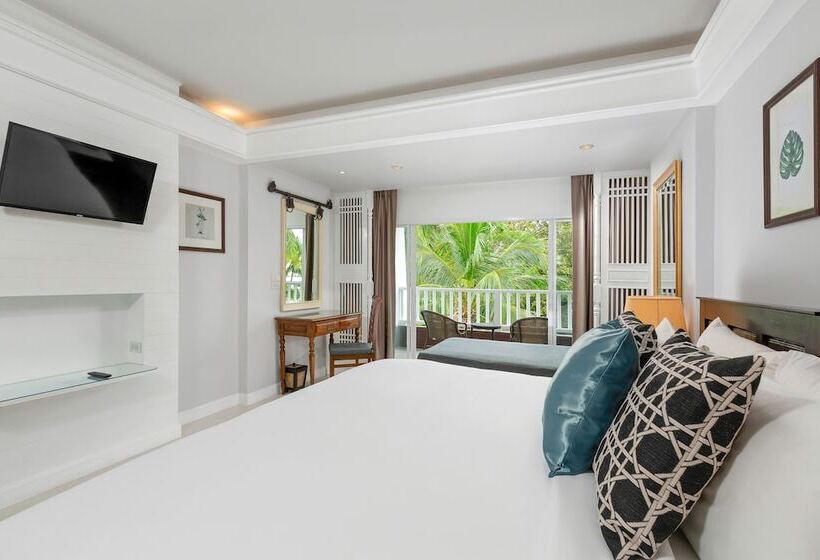 带露台的豪华间, Thavorn Palm Beach Resort Phuket
