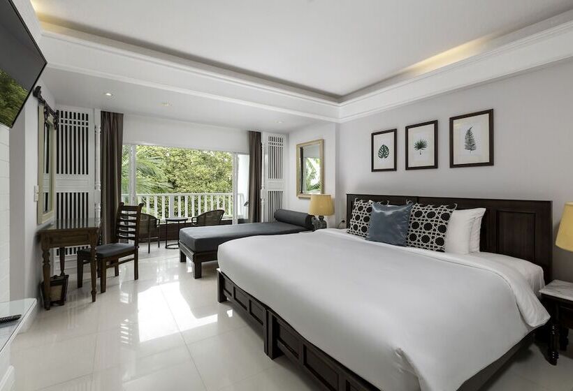 带露台的豪华间, Thavorn Palm Beach Resort Phuket