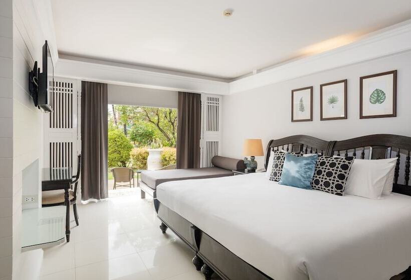带露台的豪华间, Thavorn Palm Beach Resort Phuket