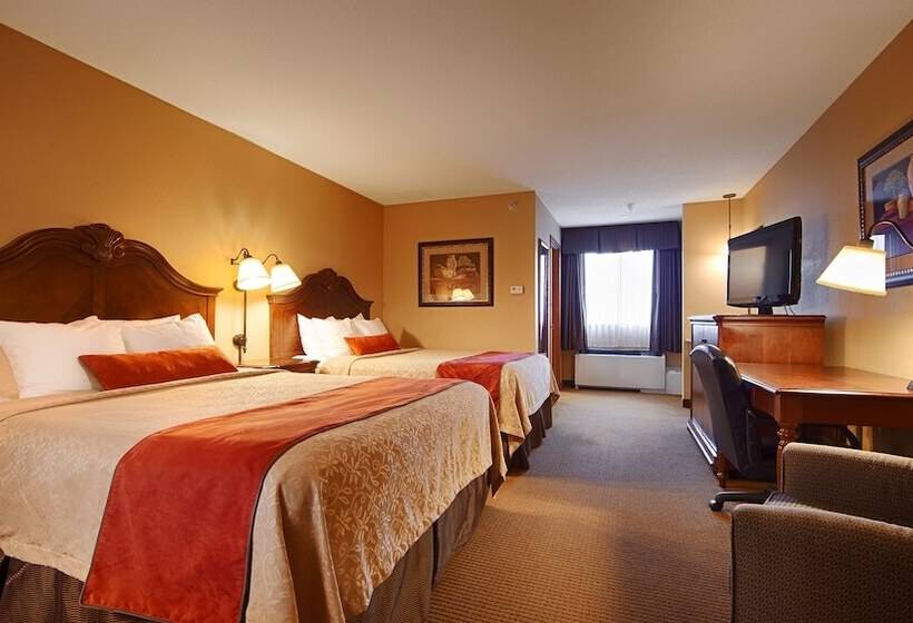 اتاق استاندارد با 2 تخت دوبل, Best Western Plus Dubuque Hotel And Conference Center