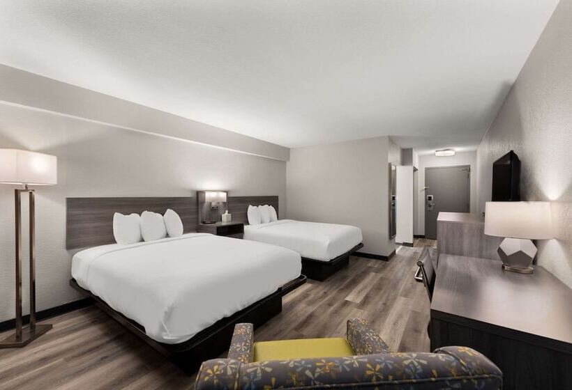 اتاق استاندارد با 2 تخت دوبل, Clarion Pointe Rhinelander Downtown