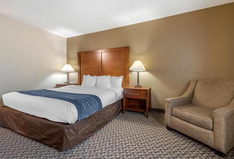 Quarto Estandar Cama King para Deficientes Físicos, Comfort Inn South Indianapolis