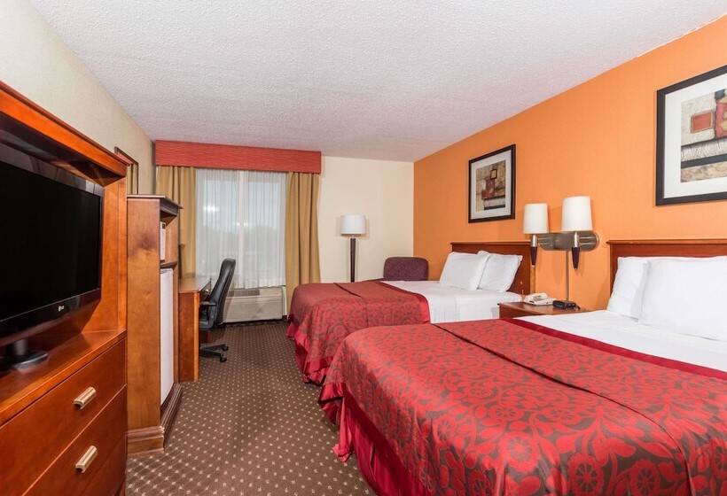 اتاق استاندارد با 2 تخت دوبل, Days Inn & Suites By Wyndham Bloomington/normal Il