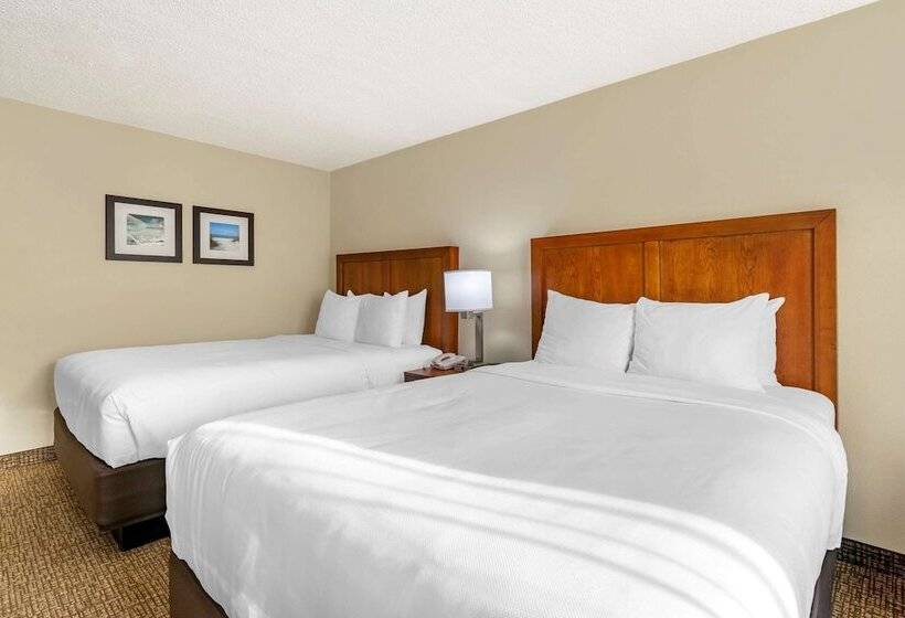 غرفه قياسيه سريرين مزدوجين, Comfort Inn & Suites St. Pete  Clearwater International Airport