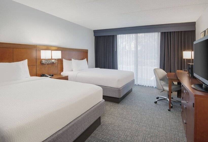 اتاق استاندارد با 2 تخت دوبل, Courtyard By Marriott Augusta