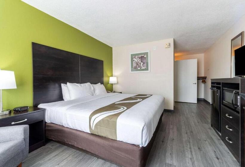 اتاق استاندارد با تخت بزرگ برای معلولان, Quality Inn & Suites Vandalia Near I70 And Hwy 51