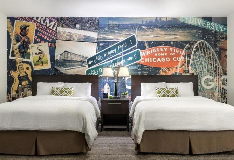 اتاق استاندارد با 2 تخت دوبل, Versey Chicago Lincoln Park